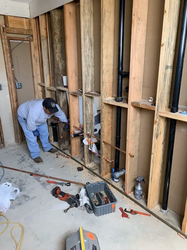 Commercial rough-in plumbing for Gas Line Repair in Harrisonville